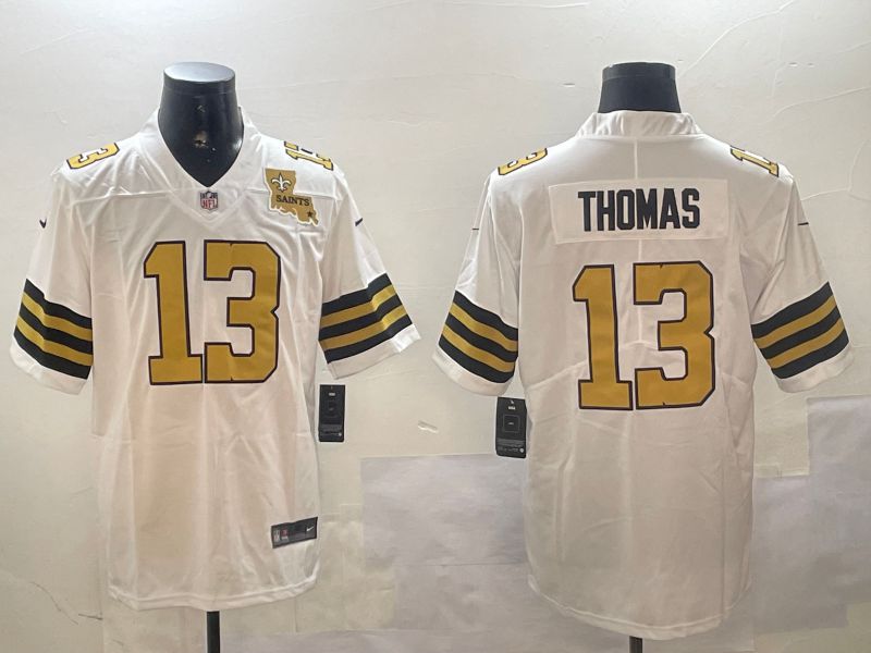 Men New Orleans Saints #13 Thomas White 2024 Nike Limited NFL Jersey style 01042->new orleans saints->NFL Jersey